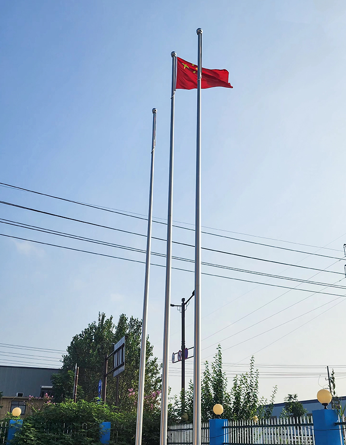 Roestvrijstalen horizontale awardvlaggenmast Roestvrijstalen horizontale awardvlaggenmast