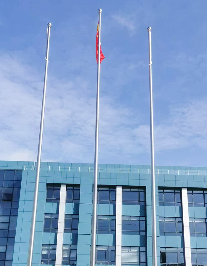 Roestvrijstalen horizontale awardvlaggenmast Roestvrijstalen horizontale awardvlaggenmast
